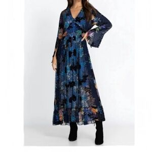 Johnny Was lanai burnout Beesley dress with tags XXS
